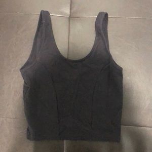 BuffBunny black Bae crop top